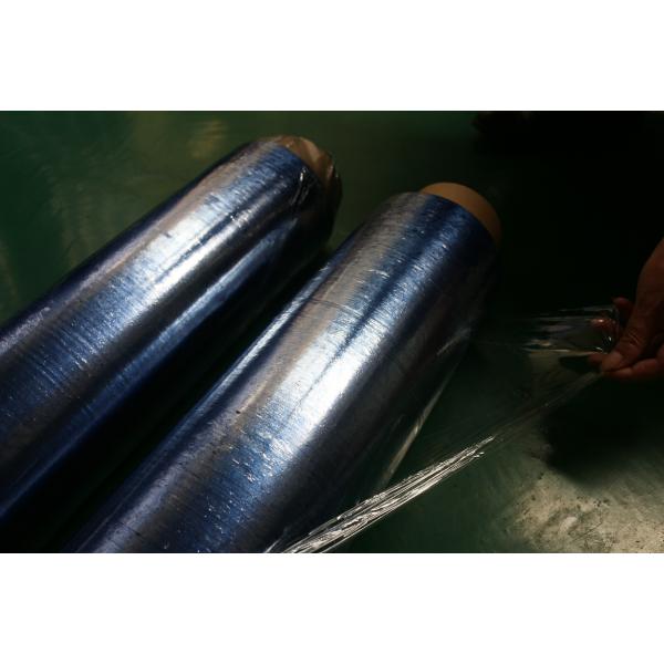 Quality 1.37m 30m PVC Film Roll For Wrapping Soft 50cm Width Blue Normal Clear for sale
