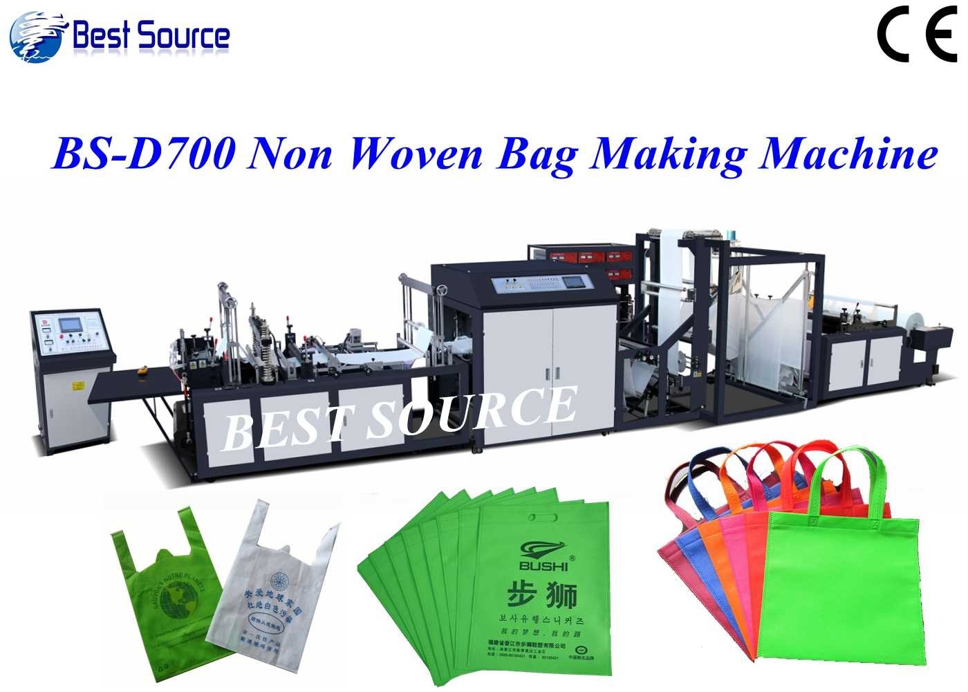China High Speed Non Woven Bag Making Machine with Loop handle Automatically CE Cetified for sale