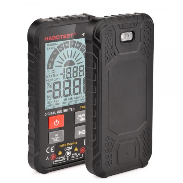Quality Flashing Light HT112B 600A 600uA Habotest Multimeter for sale