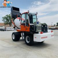 China Europe 4.5 Cubic Self Loading Concrete Mixer Truck Yuchai 4105 Engine for sale