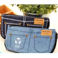 China Jean Style Pen Pencil Cosmetic Storage Pouch Bag Case promotion gift factory