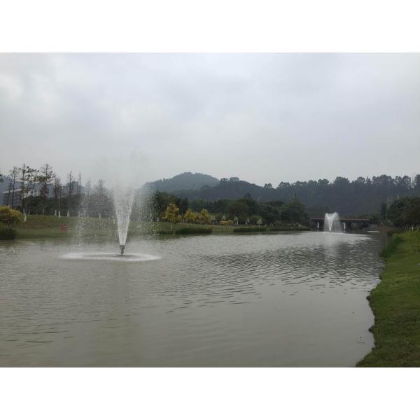 Quality 6m High Spray 1000mm SS304 Floating Musical Fountain Project for sale