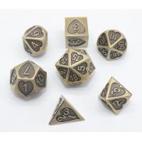China Practical Tabletop Gaming Dice Set Neat Sharp Edges Manual Grinding for sale