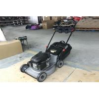 China Gasoline Engine Portable Garden Lawn Mower 19 Inch With Aluminum Deck Plastic Grass Box factory