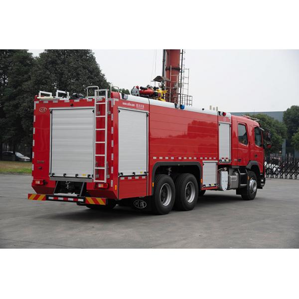 Quality Volve Heavy Duty Foam Fire Fighting Truck with Double Row Cabin for sale