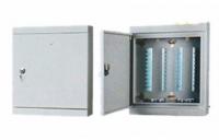 China Wall Mount Fiber Box For LSA Module , 100 - 1600 Pair Key Lock Cable Distribution Cabinet factory