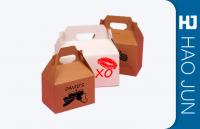 China Custom Printing Cardboard Food Boxes , Brown Food Boxes For Food factory