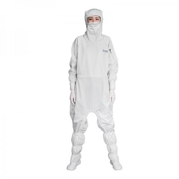 Quality esd Lab Coats Antistatic Cleanroom Work Clothes ESD Garment White Clothing Clean for sale