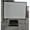China Big Size 200 Inch 4:3 Fast Fold Screens With Alumium Frame Carry Case HD Projector Screens factory