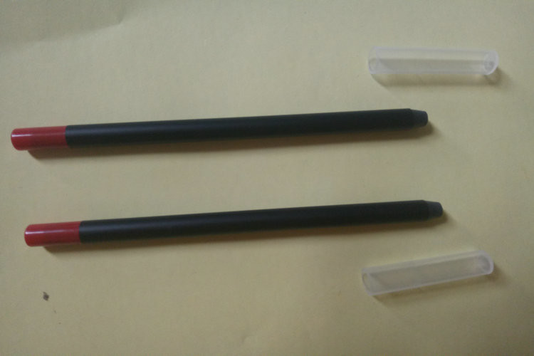 China PVC Long Lasting Lipstick Pencil Packaging Drawn Tube Silk Printing ISO factory