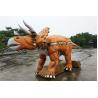 China Customized Realistic Dinosaur Model , Real Looking Jurassic World Triceratops factory