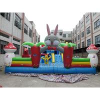 China Cartoon 0.55mm PVC Tarpaulin Inflatable Fun City for sale