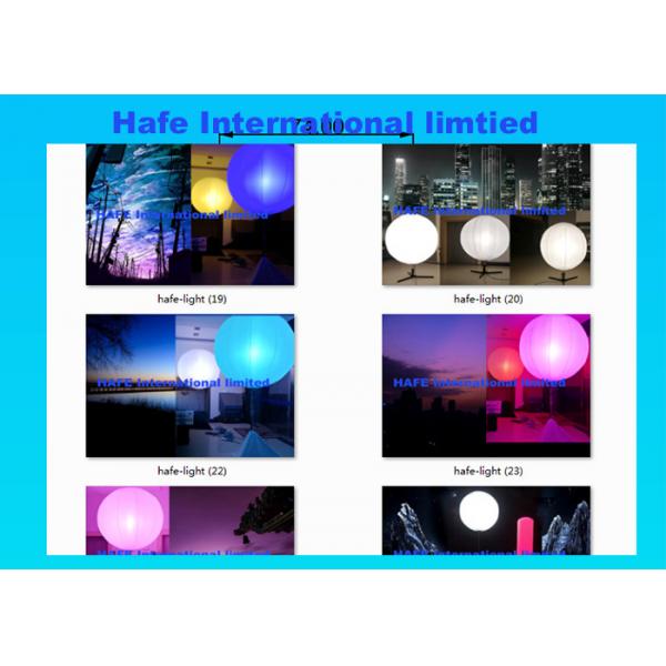 Quality Dimmable Pink Blue RGBW Inflatable LED Light With Durable DMX512 Controler for sale