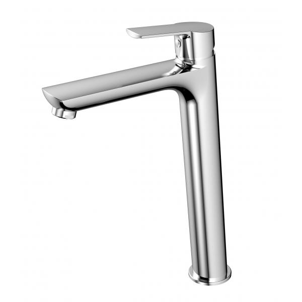 Quality Electroplating Wash Basin Faucet Mixer Tall Single Hole Vessel Sink Faucet for sale
