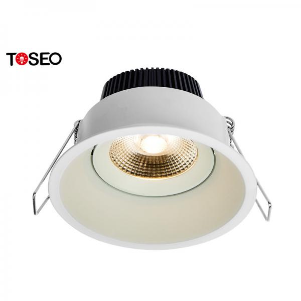 Quality Customized Deep Hole Anti Glare Recessed Downlights / Warm White LED downlights 220v for sale