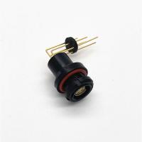 Quality 5pin Fischer Rear Mounted Right Angle Connector With PCB Contacts for sale