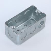 China UL Listed Prefabrication Electrical Conduit Box Cover With 1/2 3/4 Knockouts for sale