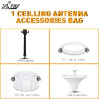 China Zinc Alloy Signal Booster Accessories White Ceiling Antenna Bag factory