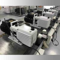 China DRV16 0.55KW Lubricated Rotary Vane Vacuum Pump Dual Stage White Color factory