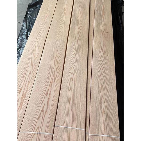 Quality Natural Oak 10cm Waterproof Wood Veneer MDF 12% Moisture Crown Cut for sale