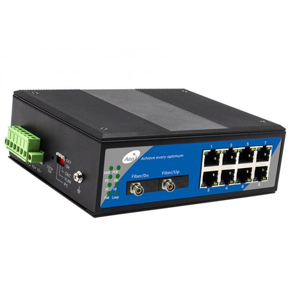Quality CBIT Support 10/100Mbps Industrial POE Switch 8 Port for sale
