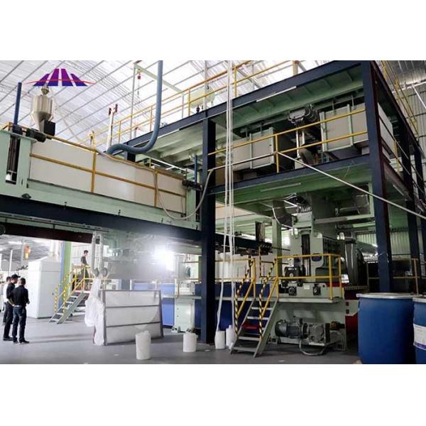Quality high speed SMMS S SS SSS SMS pp meltbond non woven fabric making equipment production line for sale