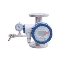 China Metal Tube Rotor Flow Meter With Pressure Gauge And LCD Display For Gas And Liquid Measurement factory