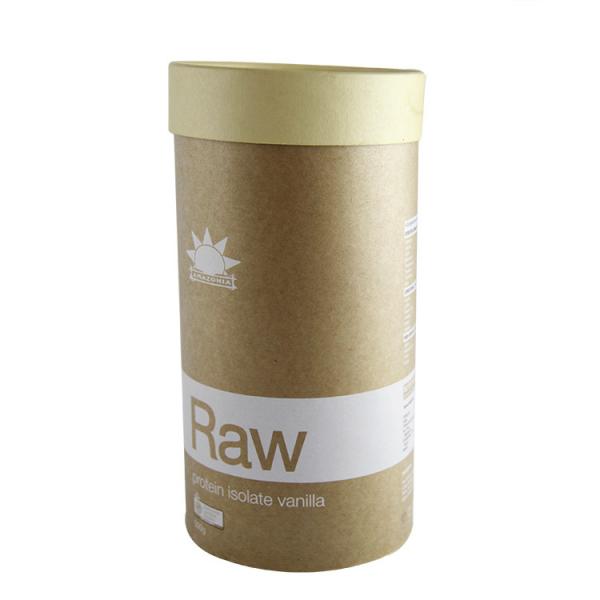 Quality Recycled Brown Cardboard Paper Tube Packaging for Gift , T-shirt and Tea for sale