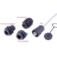 Quality IP67 RJ45 Waterproof Electrical Cable Connector CAT5 CAT6 Installation Method for sale