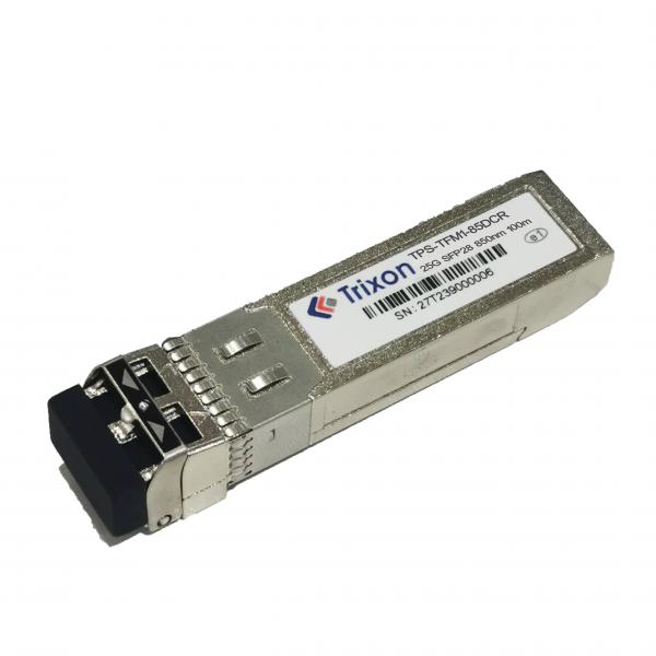 Quality VCSEL 850nm 100m 25G SFP28 Transceiver Module With Duplex LC Connector for sale