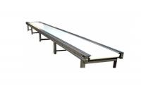 China Professional Industrial PVC Inclined Belt Conveyors With Wheels factory