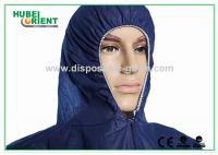 China Disposable Coveralls Waterproof Nonwoven/SMS/MP Safety Working Suit With Hood And Feetcover factory