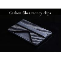 China Custom Size Thin Carbon Fiber Money Clip Card Holder factory