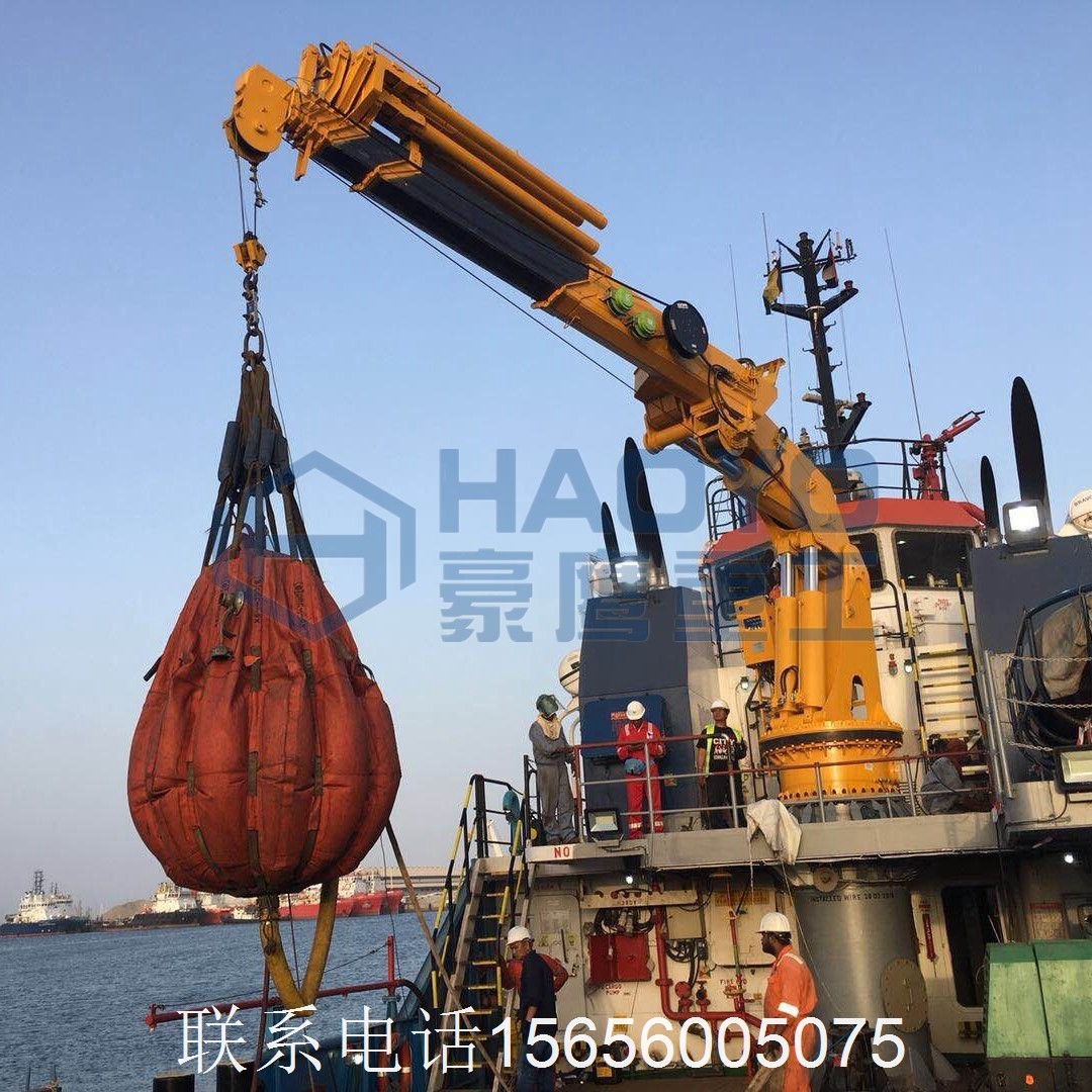China HAOYO Foldable Marine Crane Made in china Marine Ship Crane Deck Crane factory