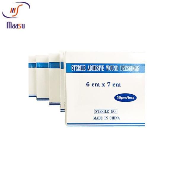 Quality Non Woven Sterile Adhesive Wound Dressing Pad 10x10cm for sale