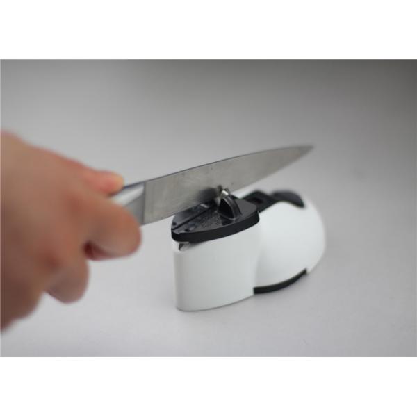 Quality Non - Slip Suction Cup Knife Sharpener / 2 Stage Knife Sharpener For Metal Knife for sale