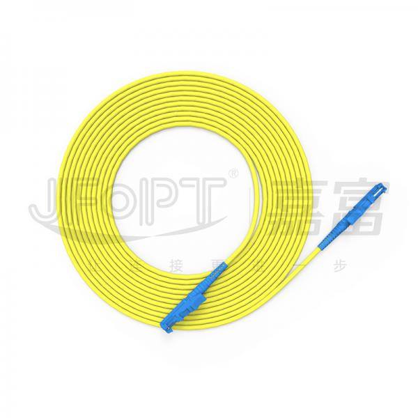 Quality E2000-E2000 Fiber Optic Patch Cord Low Loss Single Mode Multimode for sale