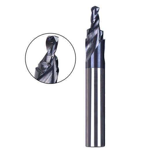 Wxsoon Solid Tungsten Carbide Step Drill Bit for Stainless Steel