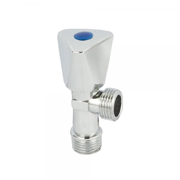 Quality Bathroom Fittings Cold Water 1/2inch Brass Angle Valve Chrome Plated for sale
