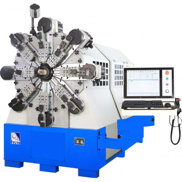 Quality Max Fourteen Axes CNC Spring Machine 2.0mm - 6.0mm Cam Less Torsion Spring Machine for sale