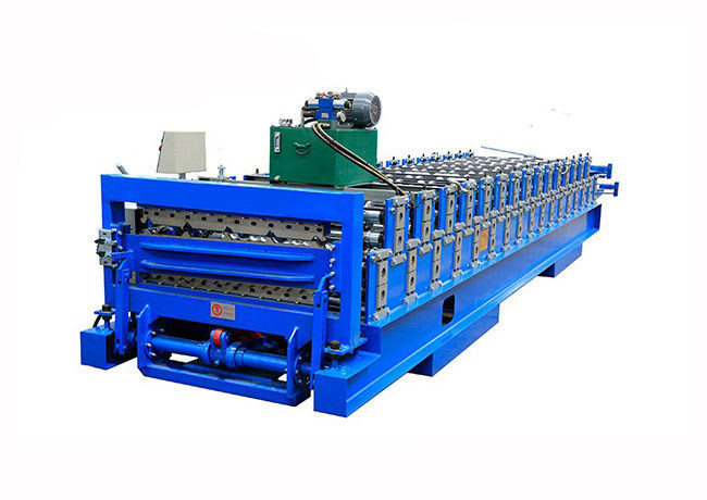China Fully Automatic IBR Sheet Roll Forming Machine For Roofing Sheets / Tile Production for sale
