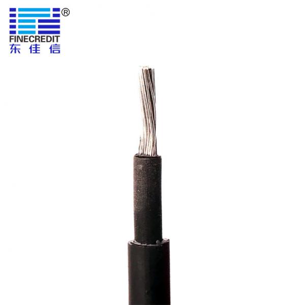 Quality Tinned Copper 6mm Solar Cable , H1Z2Z2-K 1.5kV Solar Dc Wire for sale