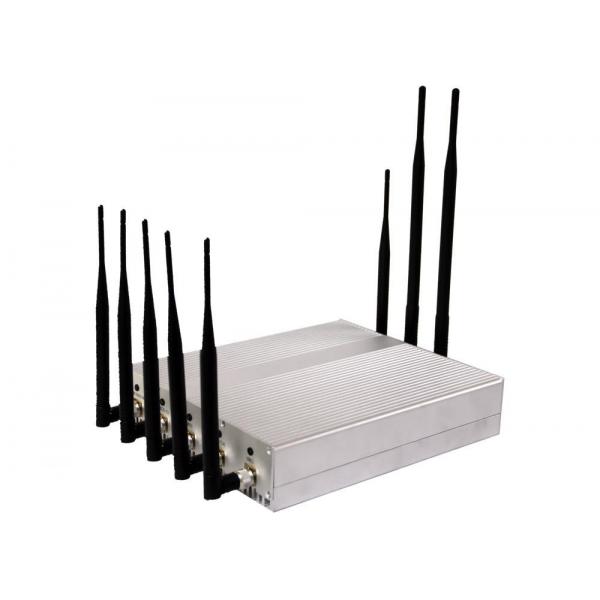 Quality 3G GPS Bluetooth Full-band Wireless Cell Phone Signal Jammer With 8 Antenna for sale