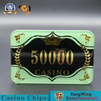 China Two - Tone Sticker UV RFID Casino Chips High Transmittance Acrylic Material 14g factory