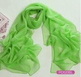 China Chiffon Solid Color Long Scarf with Label as YT-PD505L factory