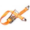 China Load Securing Ratchet Load Straps , Tire Tie Down Strap 2500/ 5000 Dan factory