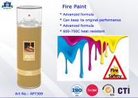 China Heat Resistance Acrylic Spray Paint / Silicone Resin Fireproof Paint Spray 650℃ ~ 700℃ factory