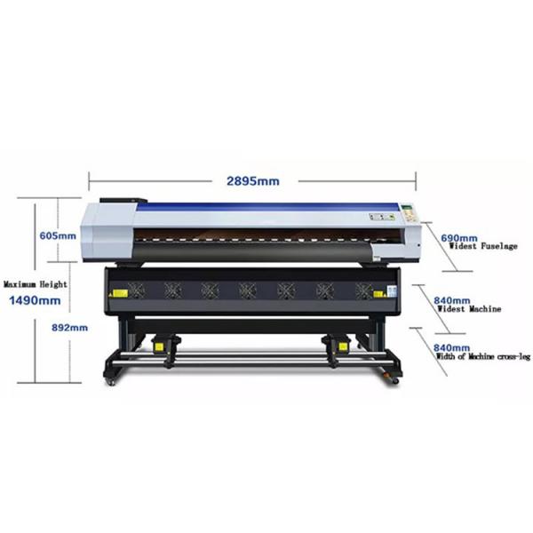Quality 1900mm Industrial Sublimation Printer For Professional Printing 2pass 105m²/h speed for Garments, Home Textiles for sale