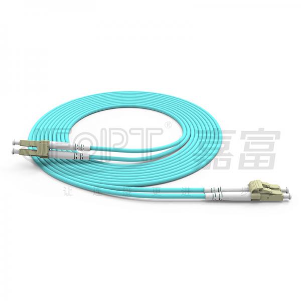Quality 10G Fiber Optic Patch Cable LC-LC OM4 OM5 Multimode Data Center Flame Retardant for sale