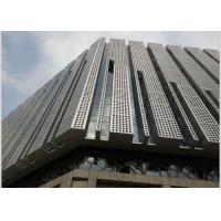 China Aluminum Perforated Screen Facade With Round / Slot Hole Or Hexagonal Hole for sale